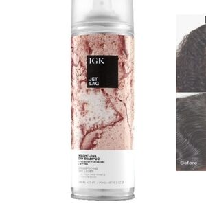 IGK Jet Lag Weightless Dry Shampoo - Pink Marble Design